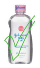 Baby oil and petroleum jelly